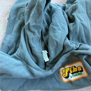 Fibs & Friends Blue Hoodie